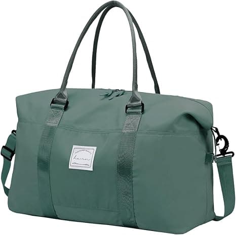 Sports Travel Duffle Bag,Weekender Bag Overnight Bag for Women,Waterproof Sport Gym Bag,Hospital Bag with Shoulder Strap